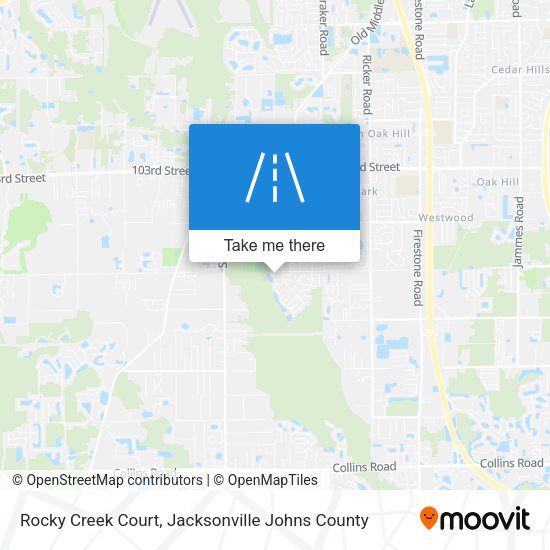 Rocky Creek Court map