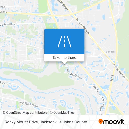 Rocky Mount Drive map
