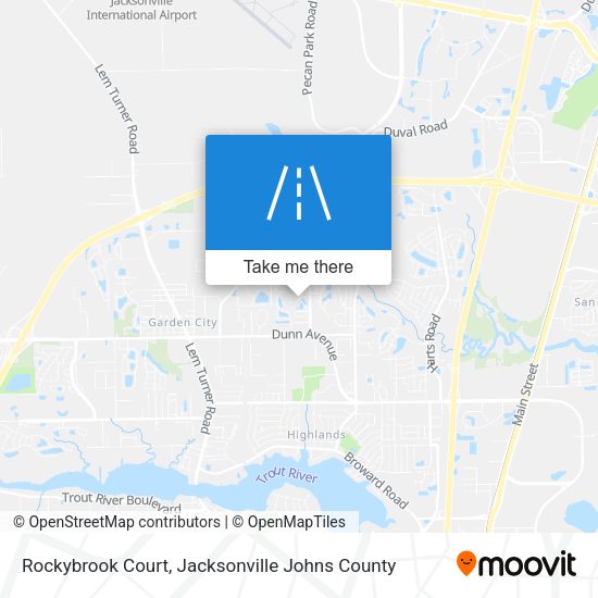 Rockybrook Court map