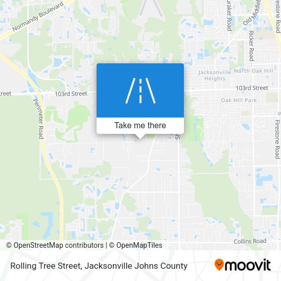 Mapa de Rolling Tree Street