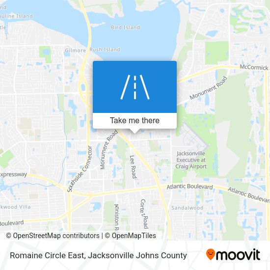 Romaine Circle East map