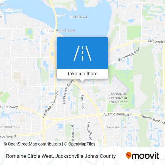 Romaine Circle West map