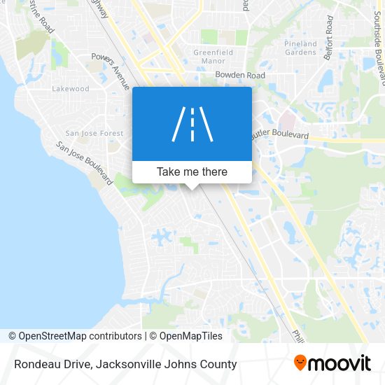 Rondeau Drive map