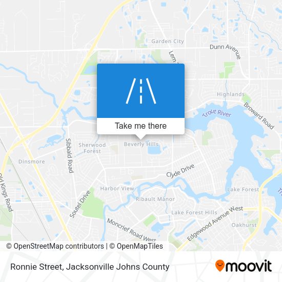 Ronnie Street map