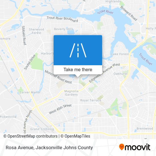 Mapa de Rosa Avenue