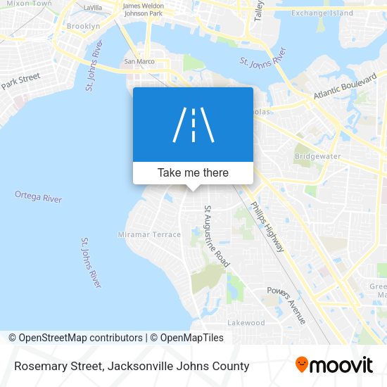 Rosemary Street map