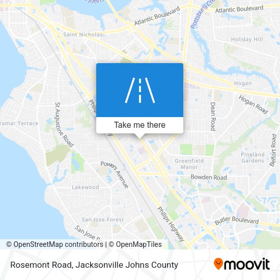 Rosemont Road map