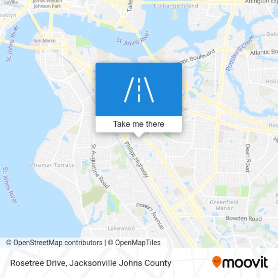 Rosetree Drive map