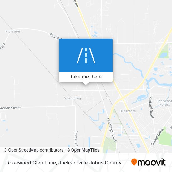 Rosewood Glen Lane map