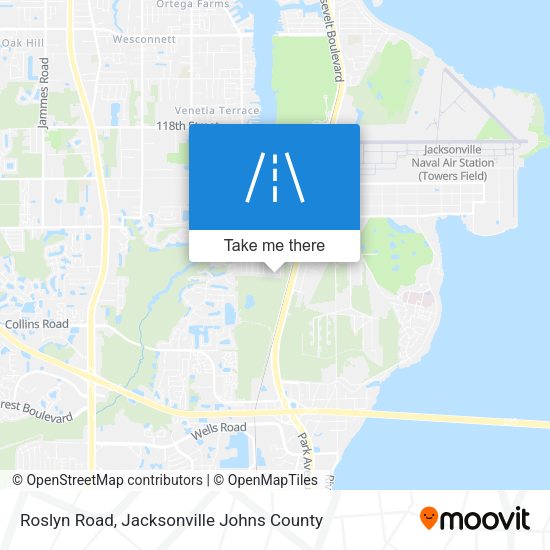 Roslyn Road map