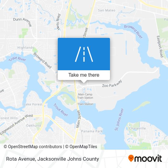 Rota Avenue map