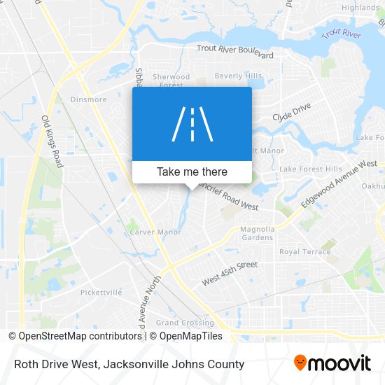 Roth Drive West map