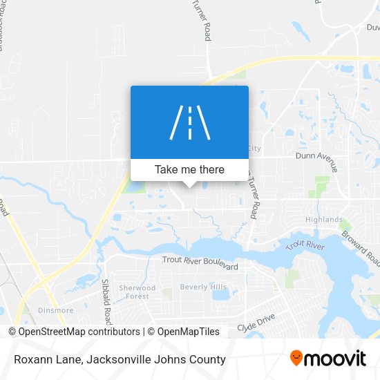 Roxann Lane map