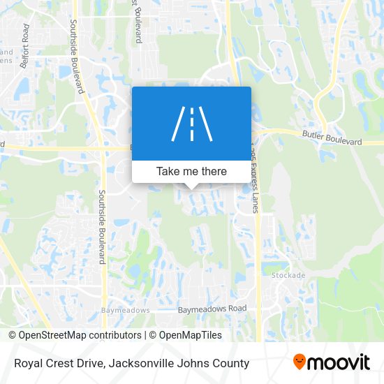 Mapa de Royal Crest Drive