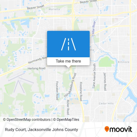 Rudy Court map