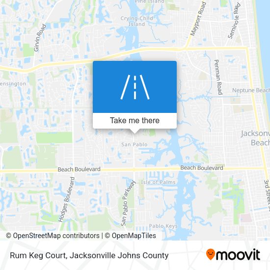 Rum Keg Court map