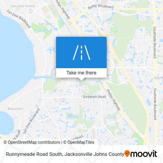 Runnymeade Road South map