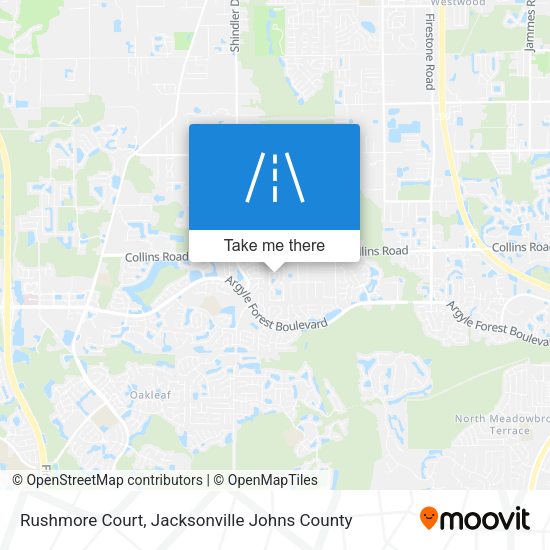 Mapa de Rushmore Court