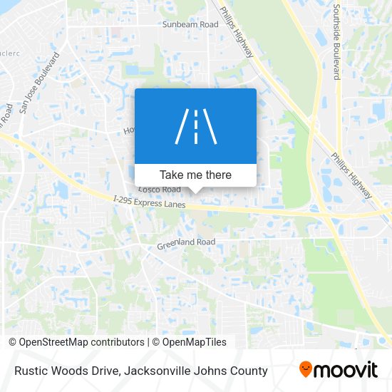 Rustic Woods Drive map