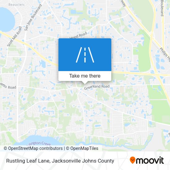 Rustling Leaf Lane map