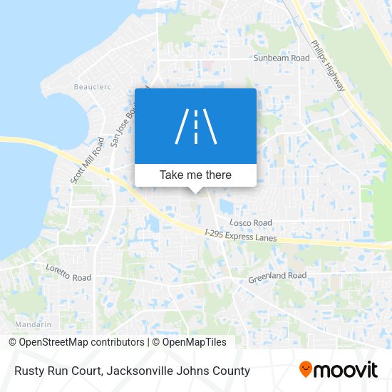 Mapa de Rusty Run Court