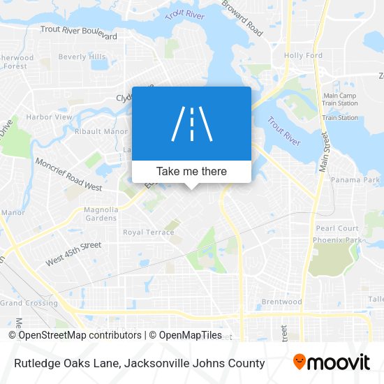 Rutledge Oaks Lane map