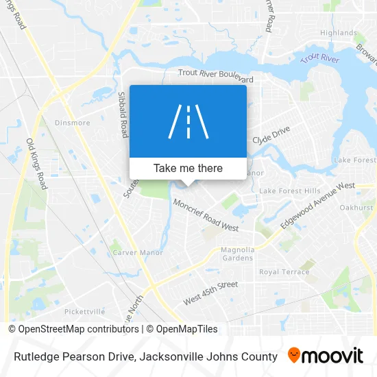 Rutledge Pearson Drive map