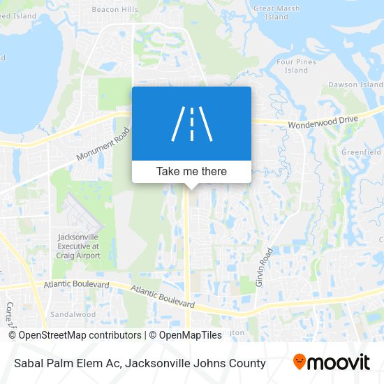 Sabal Palm Elem Ac map