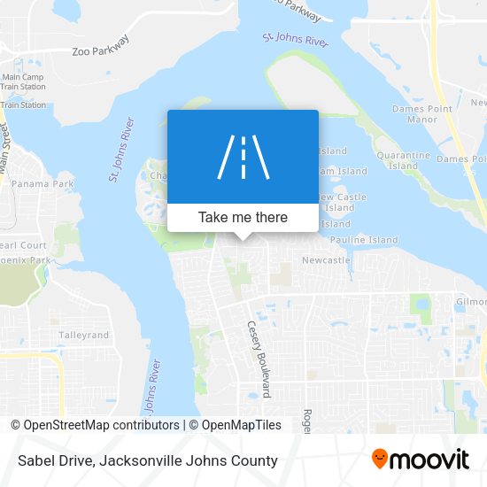 Sabel Drive map