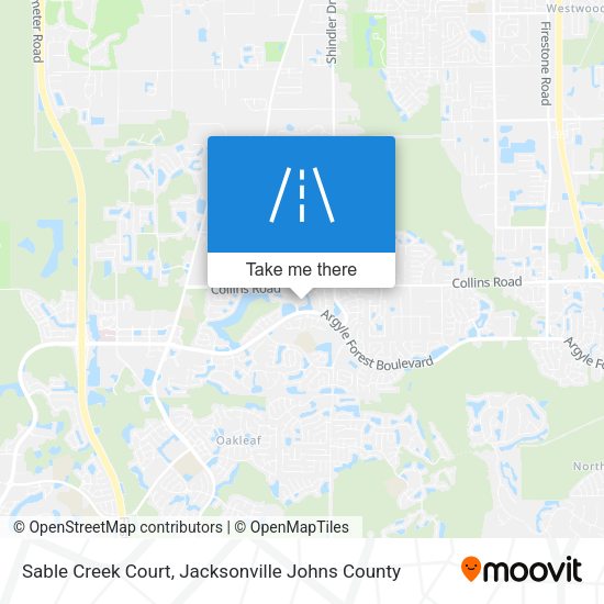 Sable Creek Court map