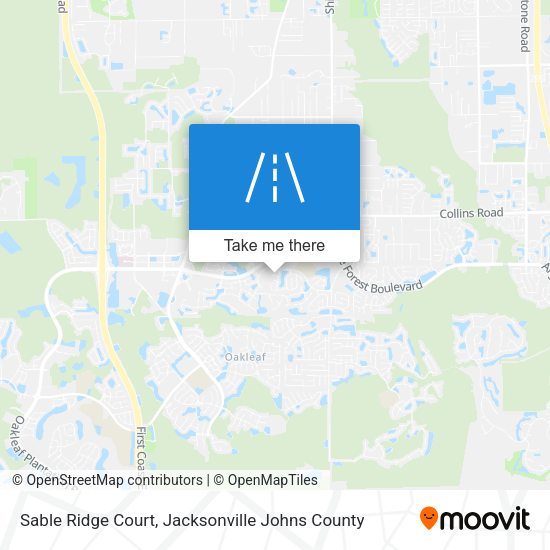 Sable Ridge Court map