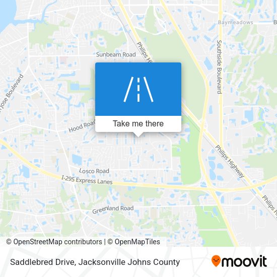 Saddlebred Drive map