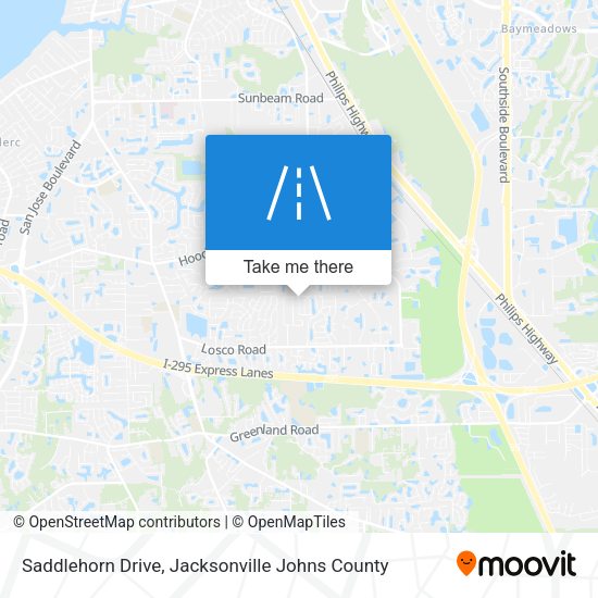 Saddlehorn Drive map