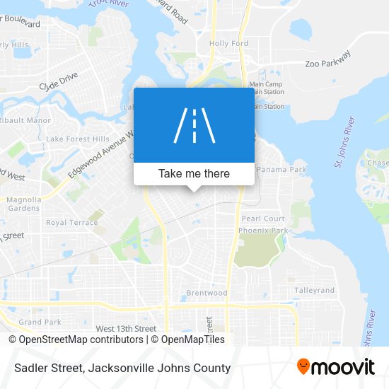 Mapa de Sadler Street