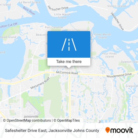 Safeshelter Drive East map