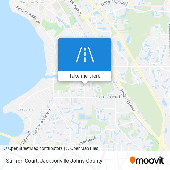 Saffron Court map