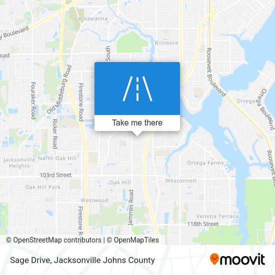 Mapa de Sage Drive