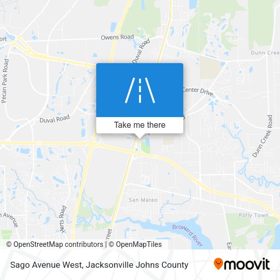 Sago Avenue West map