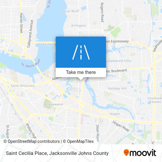 Saint Cecilia Place map