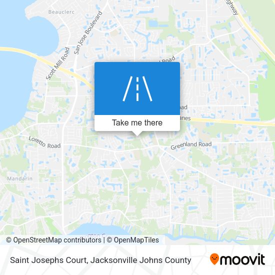 Saint Josephs Court map