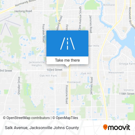Mapa de Salk Avenue