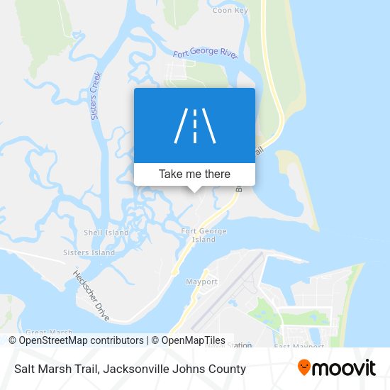 Salt Marsh Trail map