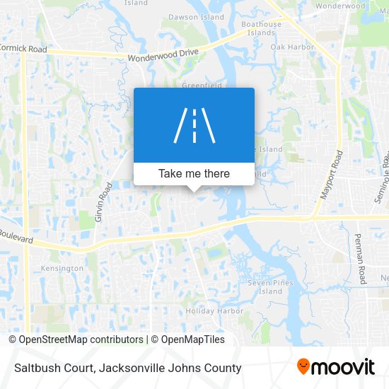 Saltbush Court map