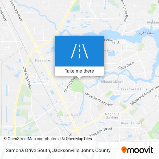 Samona Drive South map