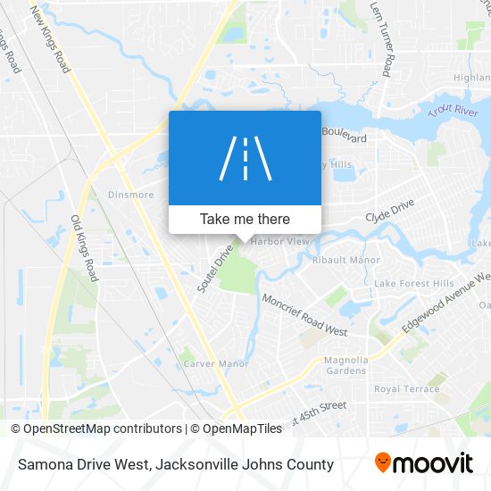 Samona Drive West map