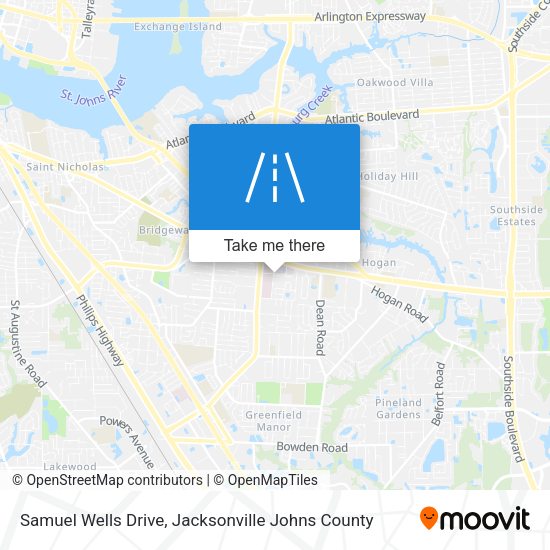 Samuel Wells Drive map