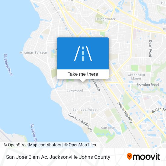 San Jose Elem Ac map