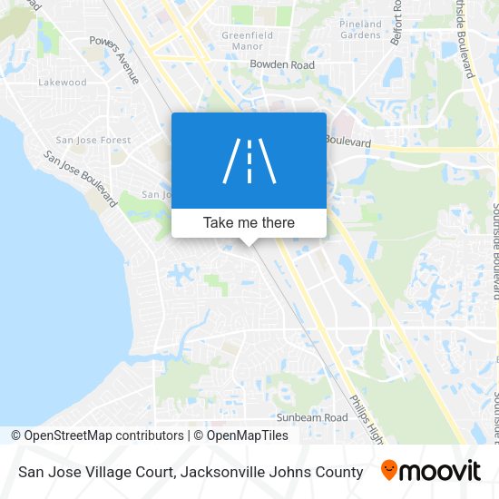 San Jose Village Court map