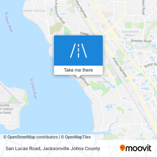 San Lucas Road map