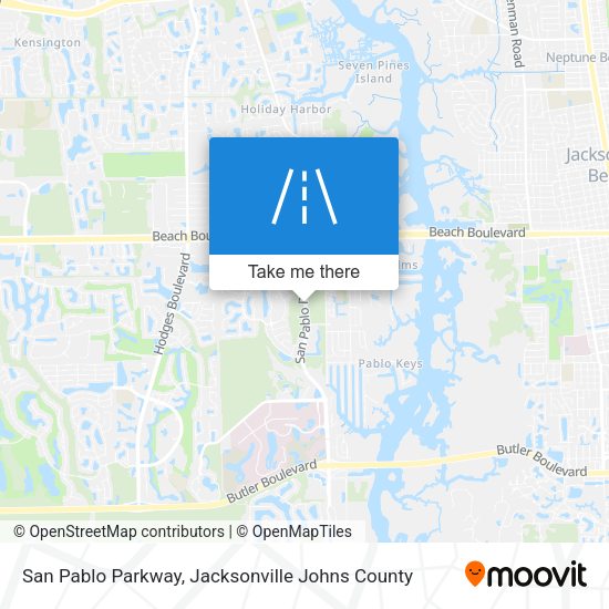 San Pablo Parkway map